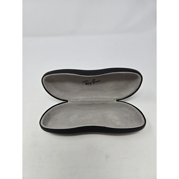 RAY-BAN BLACK SUNGLASS GLASSES CASE LOT OF 3 BLACK HARDCASE SOFTCASE NEW WIPE - Picture 6 of 10